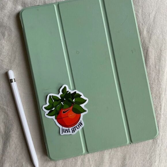 3/$20 Nike “Just Grow” Vinyl Glossy Sticker - Picture 2 of 3